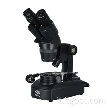 Microscopio al microscopio di gioiello microscopio binoculare studentesco